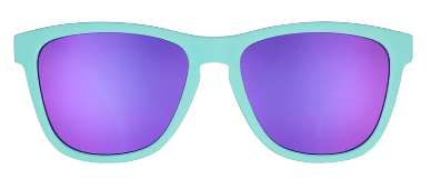 goodr OG Sunglasses - Electric Dinotopia Carnival