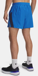 Under Armour Men's Launch 5" Shorts- Blue Atlantis / Washed Navy - 402