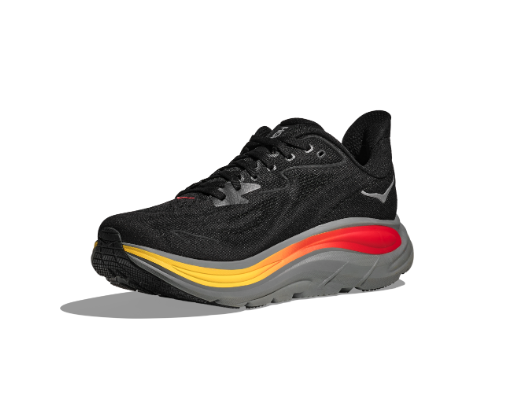 HOKA Men's Clifton 10 Running Shoes - Black/White