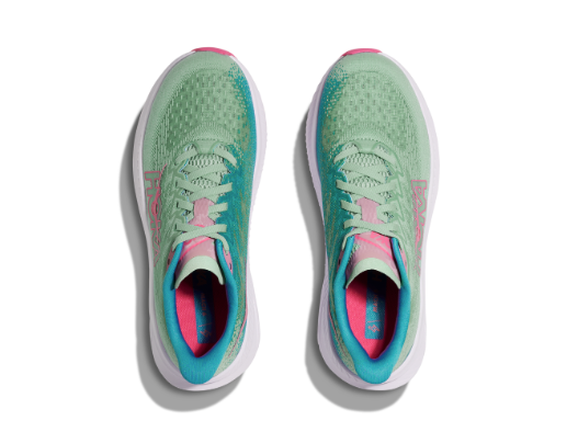 Hoka Women's MACH 6 - JADEITE / ALPINE BLUE