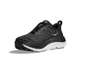HOKA Men's Gaviota 5 Running Shoes - BLACK / WHITE