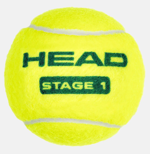 Head Stage 1 Green Tennis Balls - 3 ball can