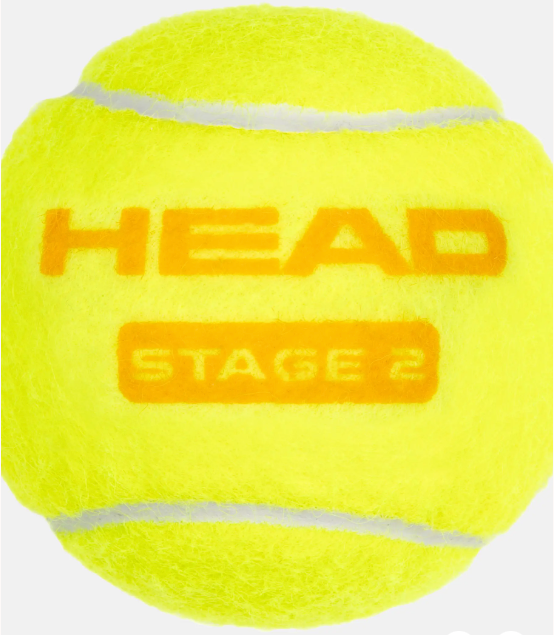 Head Stage 2 Orange Tennis Balls - 3 ball can