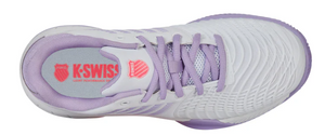 K-Swiss Women's Express Light 3 Clay Tennis Shoes - White/ Orchid/ Neon Blaze