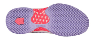 K-Swiss Women's Express Light 3 Clay Tennis Shoes - White/ Orchid/ Neon Blaze