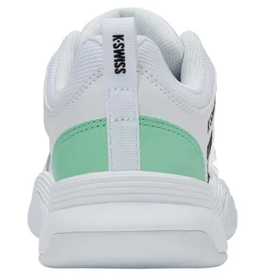 K-Swiss Women's Court Express 2 Carpet - White/ Neon Mint/ Black