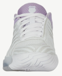 K-Swiss Women's Ultra Shot 4 Tennis Shoes - White/ Orchid Petals/ Neon Blaze