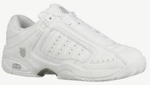 K-Swiss Women's Defier RS Tennis Shoes - White/Highrise