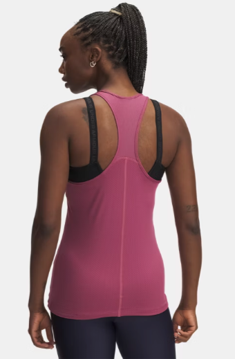 Under Armour Women's Mesh Racer Tank - Prime Fuchsia Dusk/ White (659)