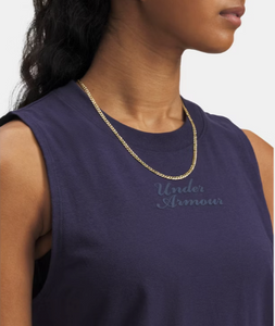 Under Armour Women's Varsity Tank- Midnight Navy/ Midnight Navy (610)