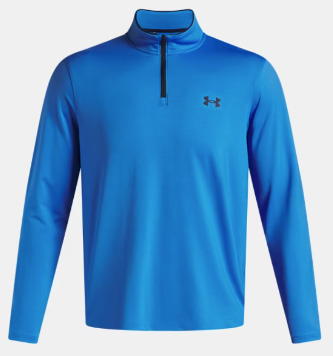 Under Armour Men's Match Play 1/4 Zip - Ether Blue/ Midnight Navy (402)