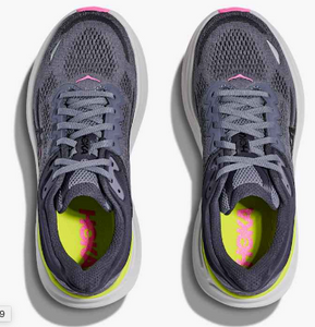 HOKA Women's Bondi 9 Running Shoes - Charcoal Grey/ Grey Skies