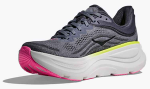 HOKA Women's Bondi 9 Running Shoes - Charcoal Grey/ Grey Skies