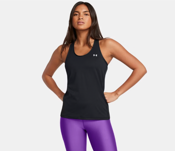 Under Armour Women's HeatGear Armour Racer Tank - Black (002)