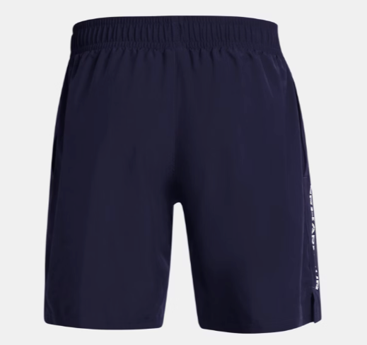 Under Armour Men's Woven Wordmark Shorts - Navy (408)