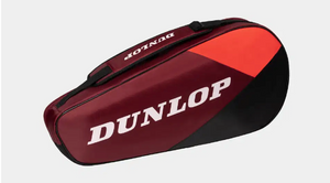 Dunlop CX Club-3 Racket Bag - Black/Red