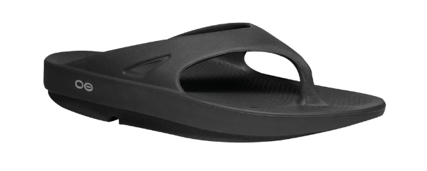 Oofos Men's Ooriginal Recovery Sandal - Black