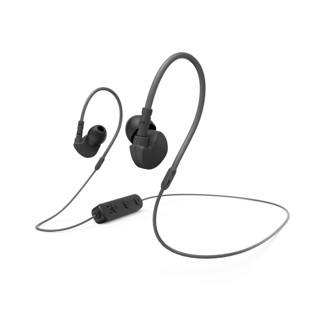 hama Run Bluetooth Clip on Headphones - Black
