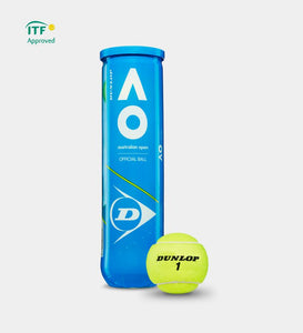 Dunlop AO Australian Open Tennis Balls - 4 ball can