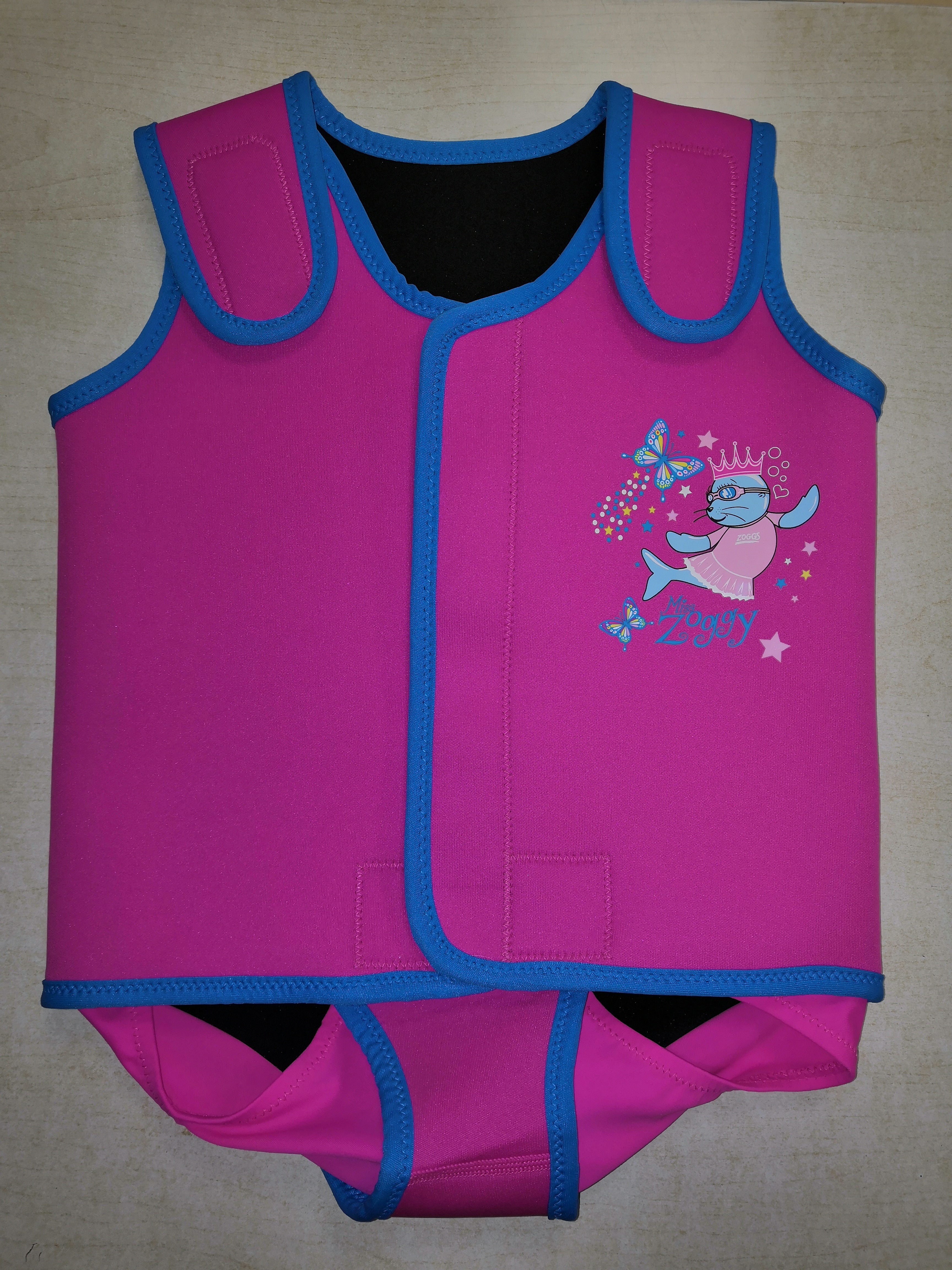 Zoggs Miss Zoggy Neoprene Baby Wrap Pink - Pink/Blue