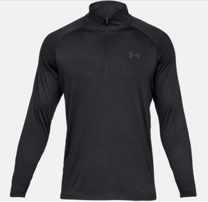 Under Armour Men's Tech™ 2.0 ½ Zip Long Sleeve - Black (001)