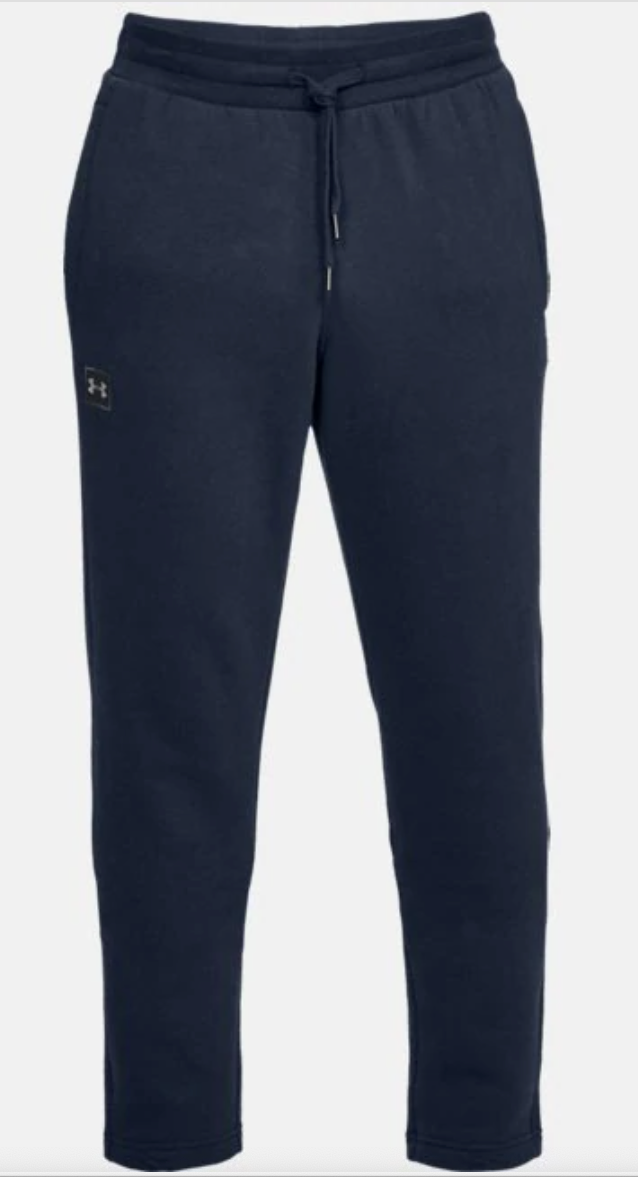 Under Armour Men s Rival Fleece Tracksuit Bottoms Trousers Navy