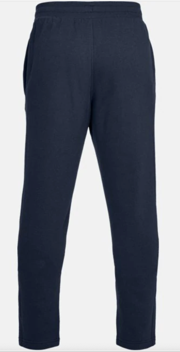 Under armour navy tracksuit bottoms sales