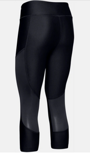 Under Armour Women's HG Speed Stride Capri - Black