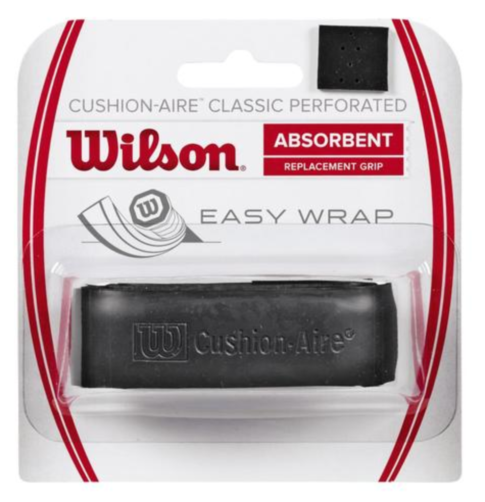 Wilson Cushion-Aire Classic Perforated Replacement Grip - Black