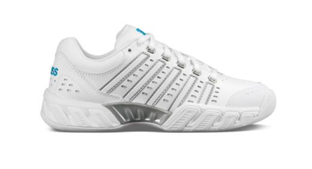 K Swiss Women s Big Shot Light Leather CARPET Tennis Shoes White Haw