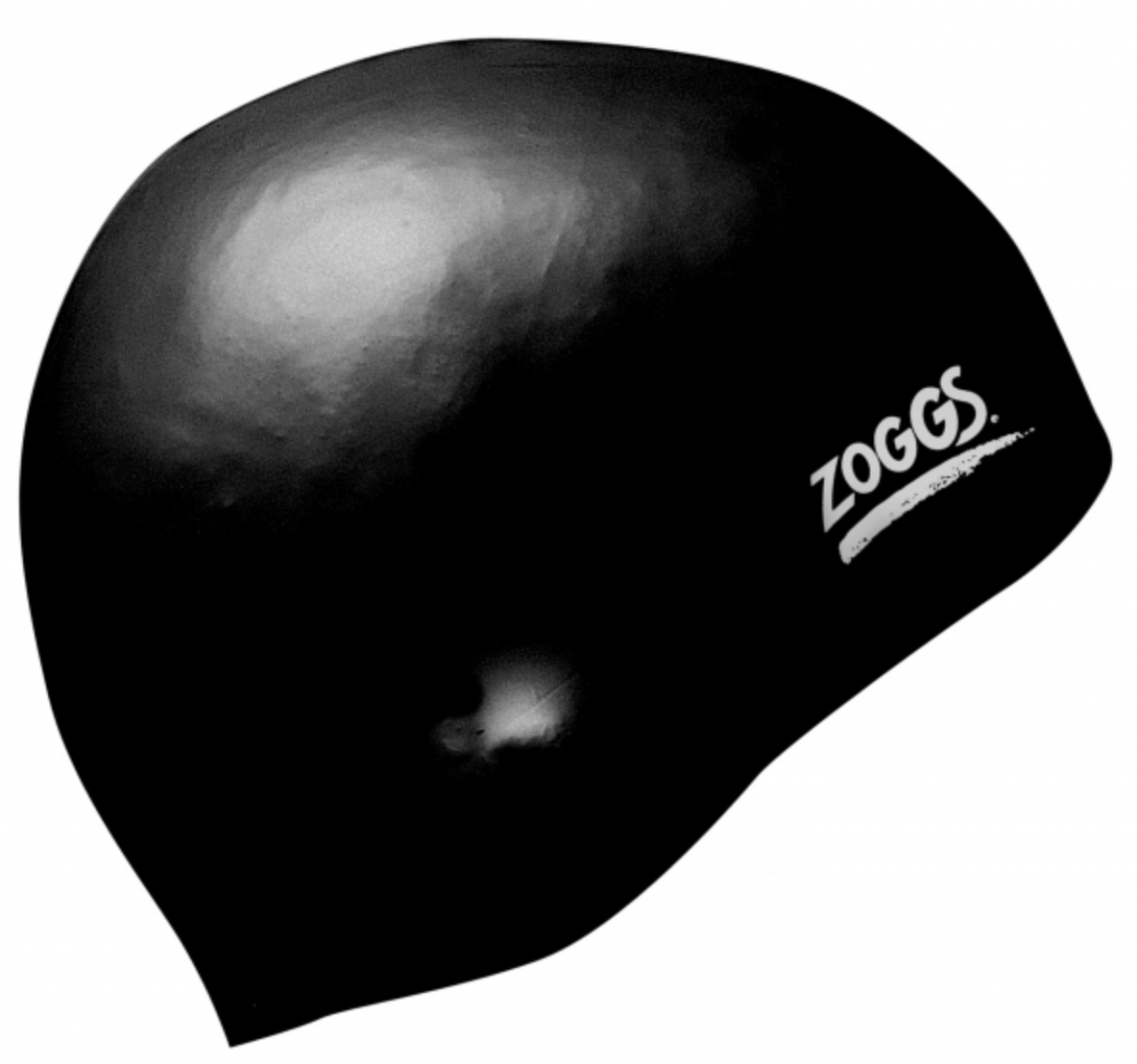 Zoggs Easy-Fit Silicone Swimming Cap - Black