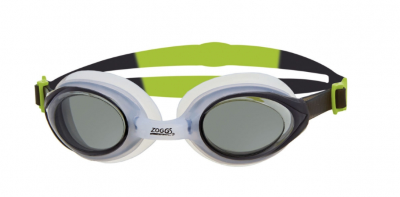 Zoggs Bondi Swimming Goggles - Black/Lime/Smoke