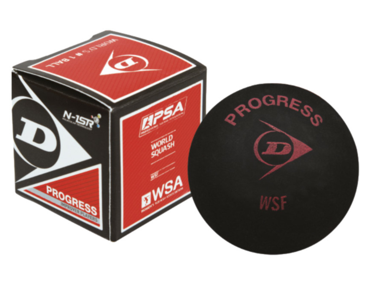 Dunlop Progress Red Dot Squash Ball - single