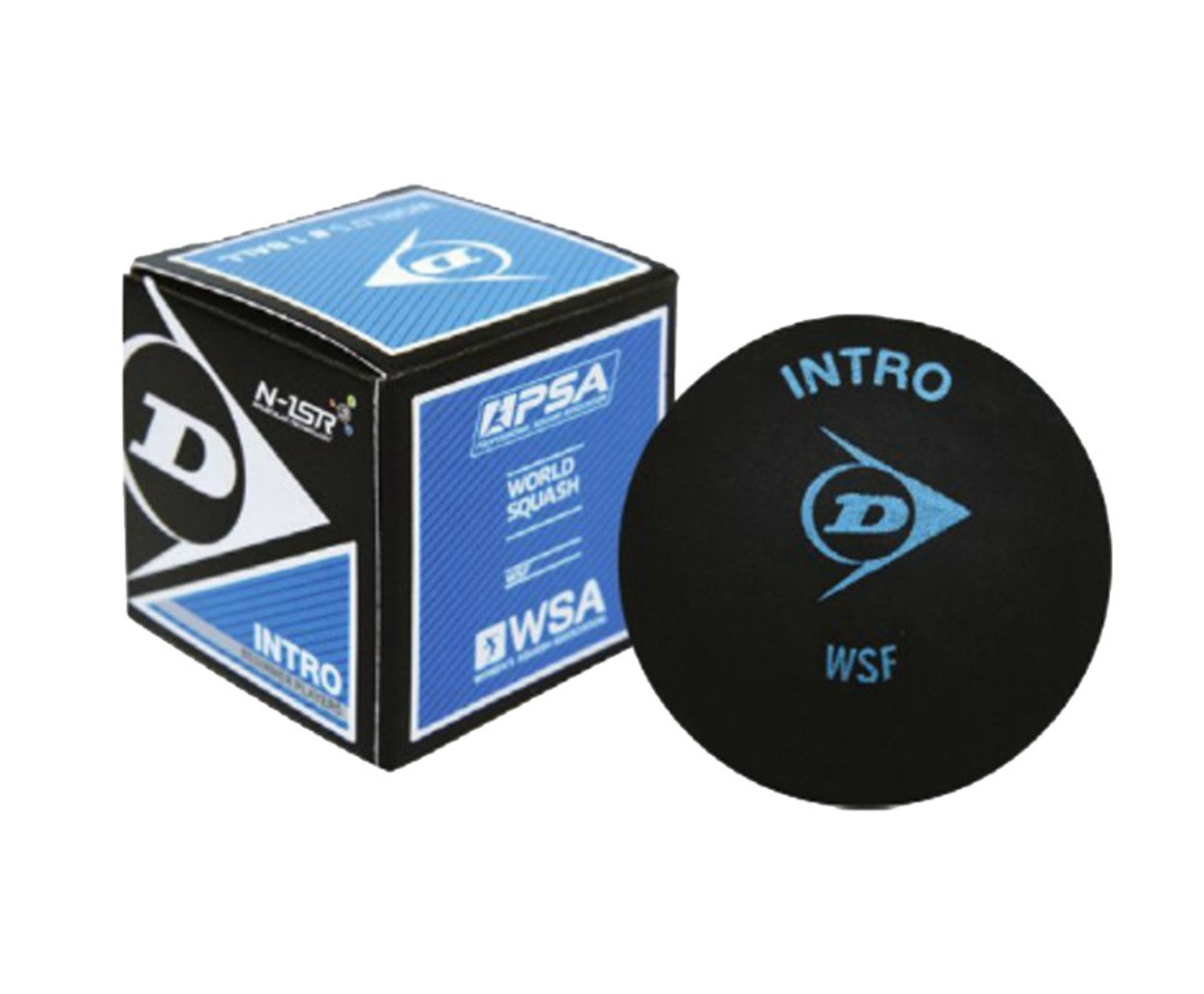 Dunlop Intro Blue Dot Squash Ball - single