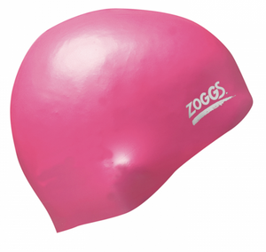 Zoggs Easy-Fit Silicone Swimming Cap - Pink