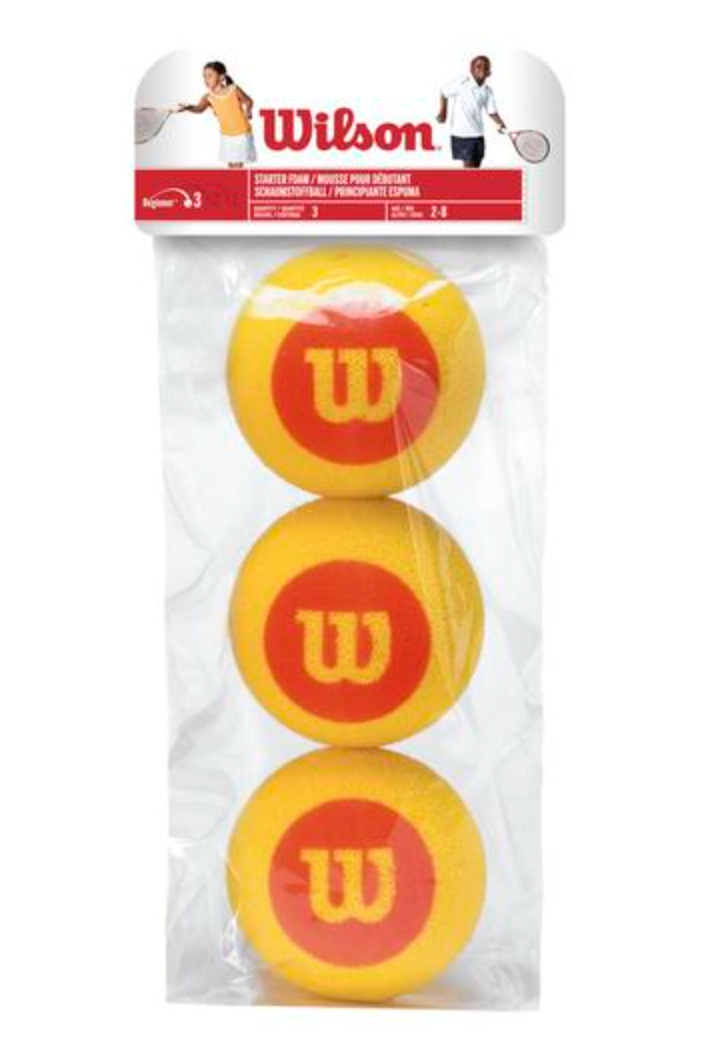 Wilson Starter Foam Tennis Balls - 3 pack