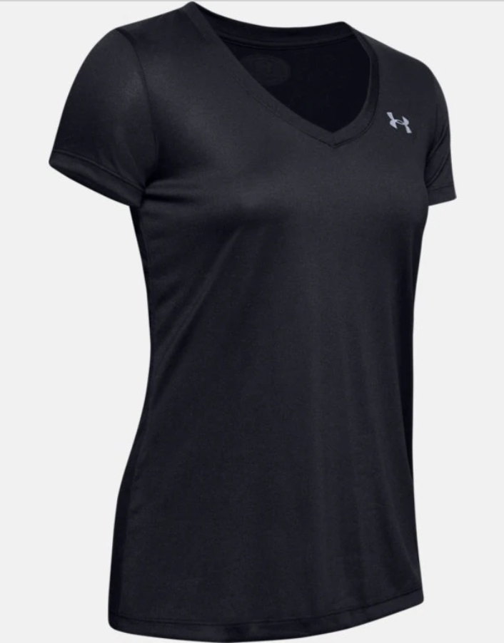 Under Armour Women's Tech™ V-Neck T-Shirt - Black