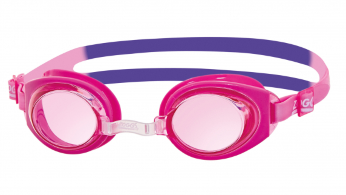 Zoggs Ripper Junior Swimming Goggles - Purple/Pink (6-14 years)