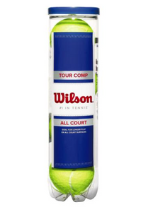 Wilson Tour Comp Tennis Balls - 4 ball can