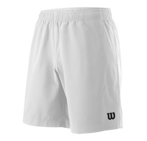 Wilson Men's Team 8" Tennis Shorts - White