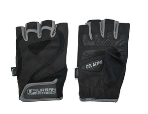 Urban Fitness Pro Gel Training Gloves - Black