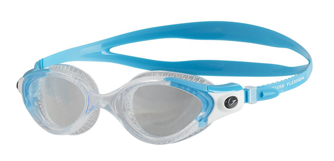 Speedo Futura Biofuse Flexiseal Female Women's Swimming Goggles Clear Lens - Turquoise