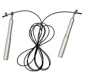 Urban Fitness Cable Jump Speed Skipping Rope - 3m (Black/Silver)