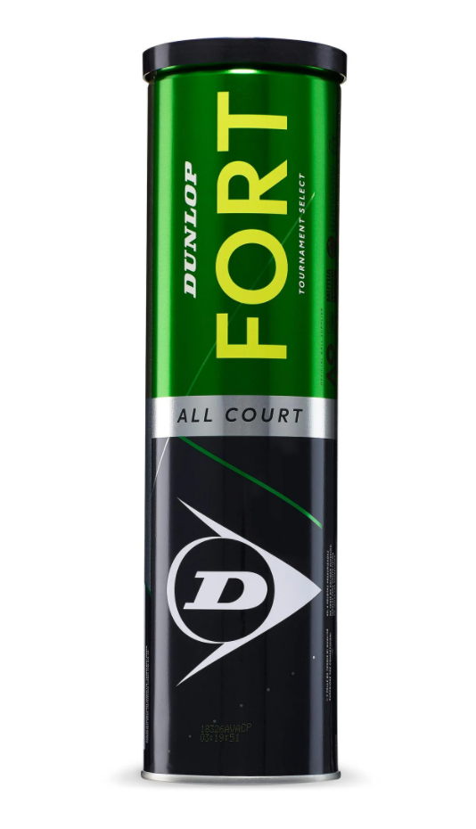 Dunlop Fort All Court Tennis Balls - 4 ball can