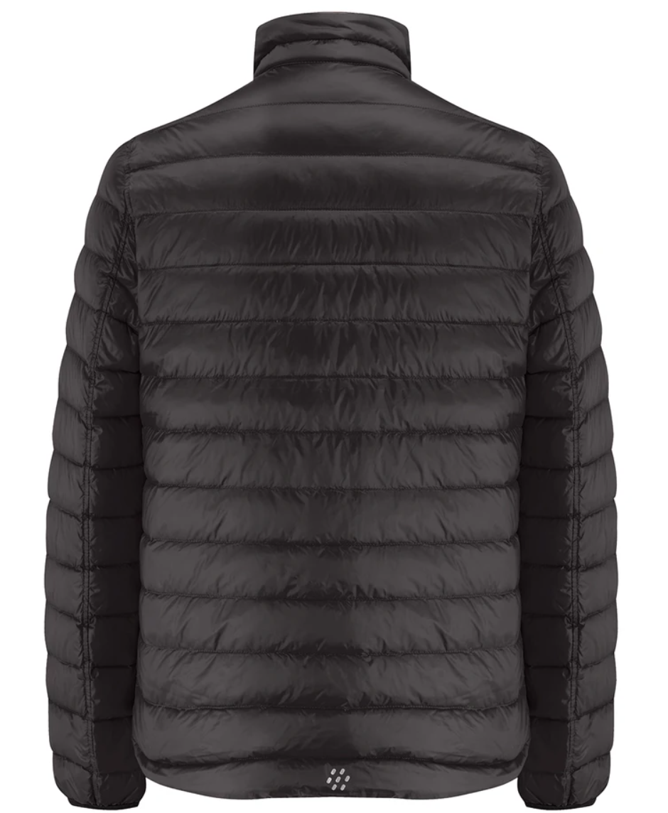 Mac in a Sac Polar II Mens Reversible Down Jacket - JET BLACK / CHARCOAL
