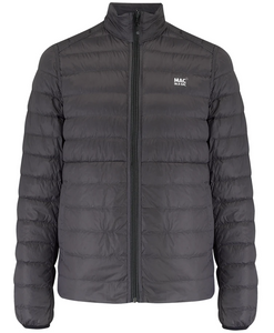 Mac in a Sac Polar II Mens Reversible Down Jacket - JET BLACK / CHARCOAL
