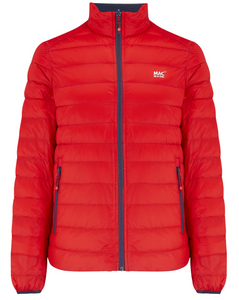Mac in a Sac Polar II Mens Reversible Down Jacket - RED / NAVY