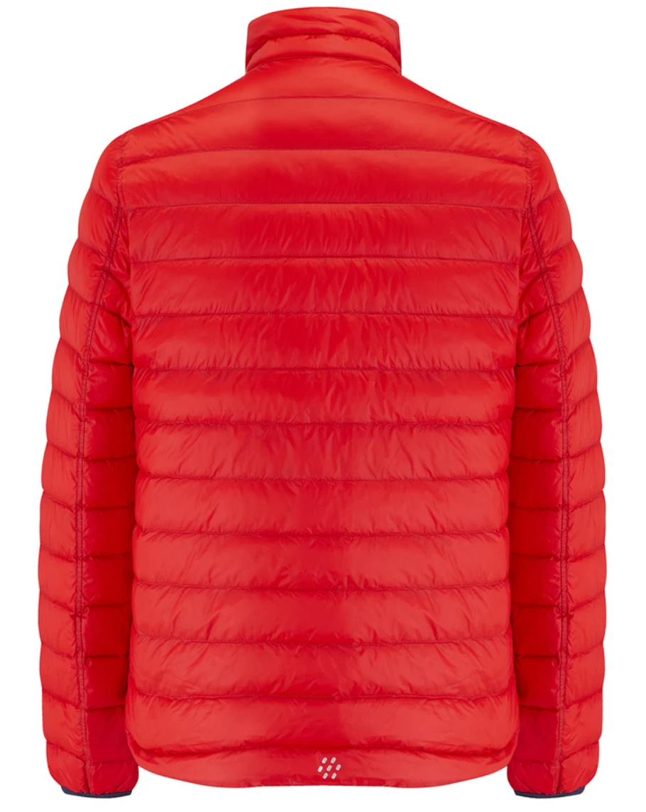 Mac in a Sac Polar II Mens Reversible Down Jacket - RED / NAVY