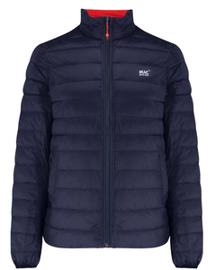 Mac in a Sac Polar II Mens Reversible Down Jacket - RED / NAVY