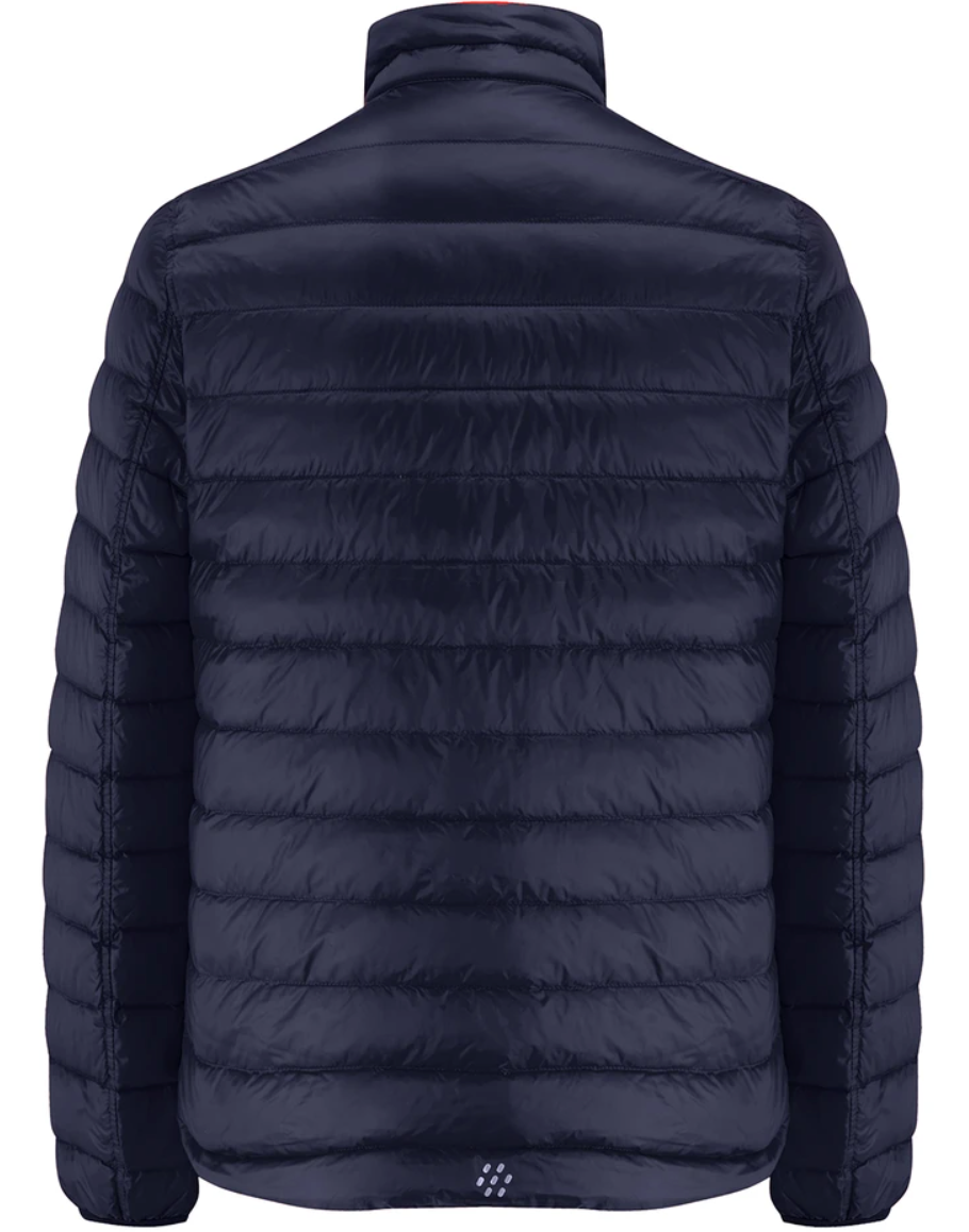 Mac in a Sac Polar II Mens Reversible Down Jacket - RED / NAVY